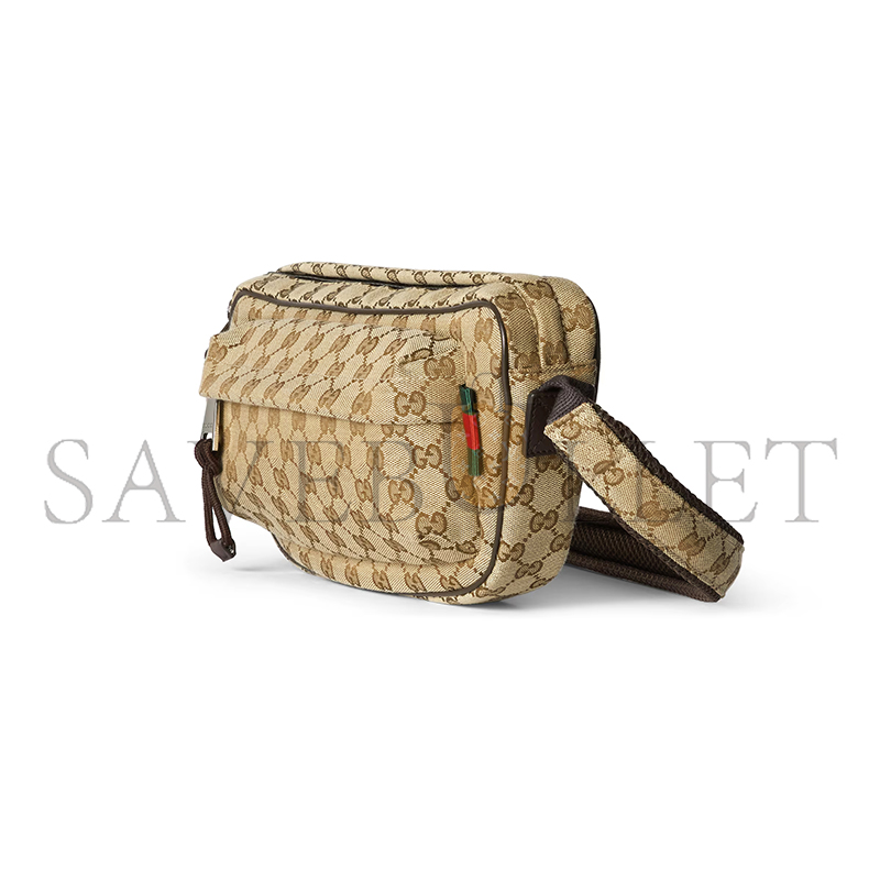 GUCCI GG CANVAS LARGE SLINGBAG 802096 (34*15*10cm) GUCCI GG CANVAS LARGE SLINGBAG 802096 (34*15*10cm)
